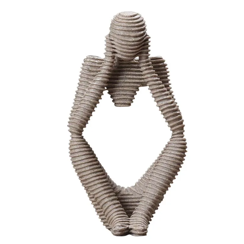 

Sandstone Abstract Figure Decorative Ornaments for Living Room Office In Stock