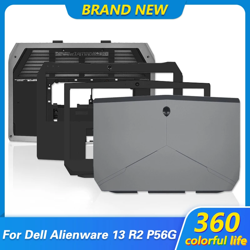

Оригинальный Новый ЖК-чехол для ноутбука Dell Alienware 13 R2 P56G, передняя панель, Упор для рук, нижняя панель, верхняя панель, чехол 0VNKVR