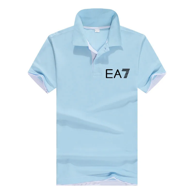

Summer short Sleeve Polo Shirt men fashion polo shirts casual Slim Solid color business men's spring polo shirts men's clothing