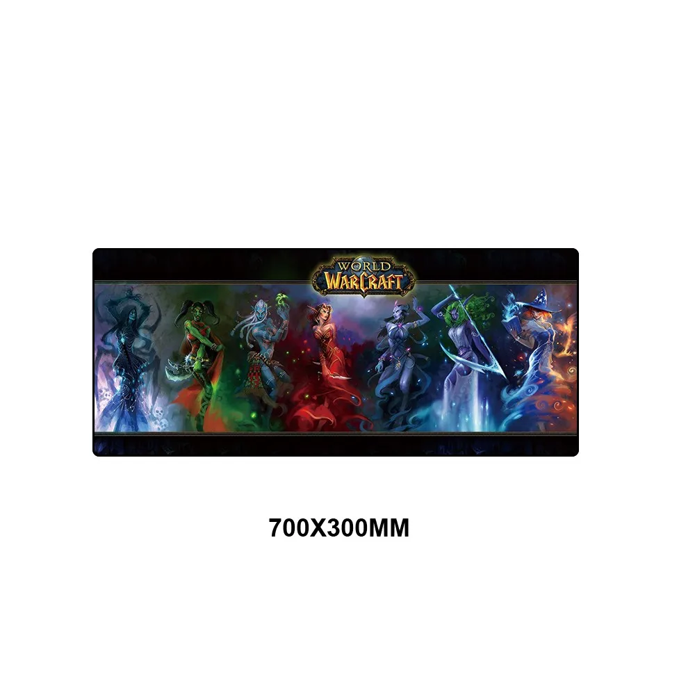 Игровой коврик для мыши 70X30 см для World of Warcraft, коврик для мыши, большой размер XL, коврик для мыши с клавиатурой, для игрового ноутбука, резиновый коврик для компьютера, ПК, скоростной коврик - Цвет: MSSJ-RW021