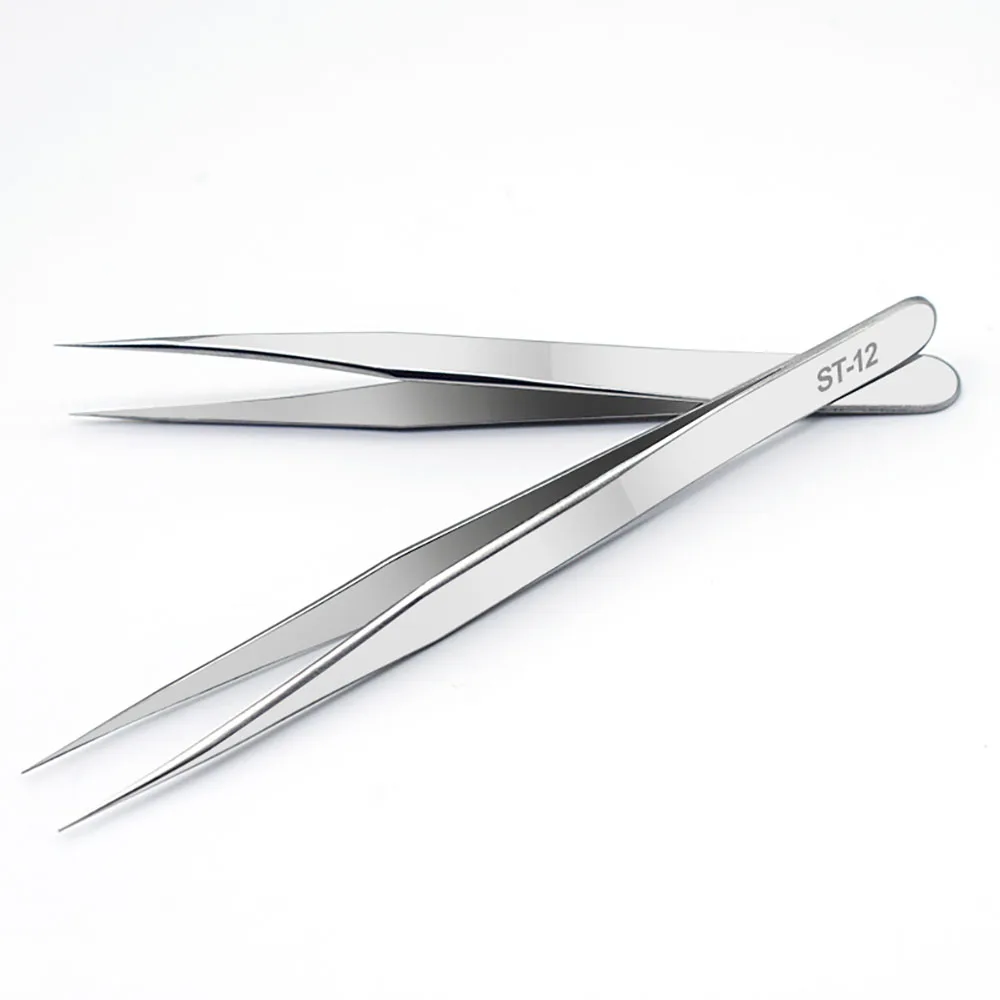 Антистатический пинцет из нержавеющей стали с острыми зажимами медицинского