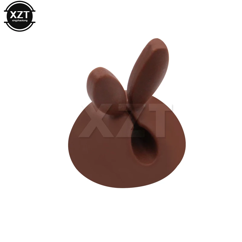 5 шт. Кабельный органайзер силиконовый usb кабель для намотки рабочего стола