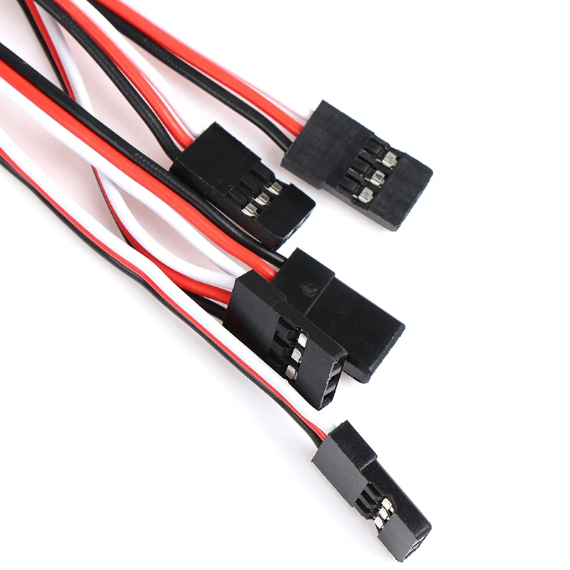 

10Pcs 30cm Servo Extension Lead Wire Cable For RC Futaba JR Male to Female New