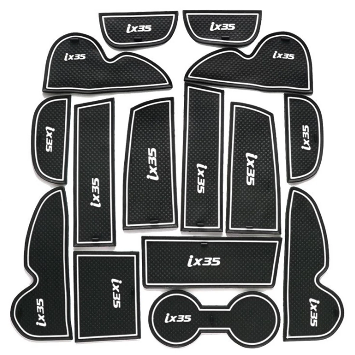 

Коврик для дверных слотов для Hyundai IX35 2009-2015, подушка для ворот, подушка для автомобильной двери, резиновая чашка, искусственные противоскользящие ковры