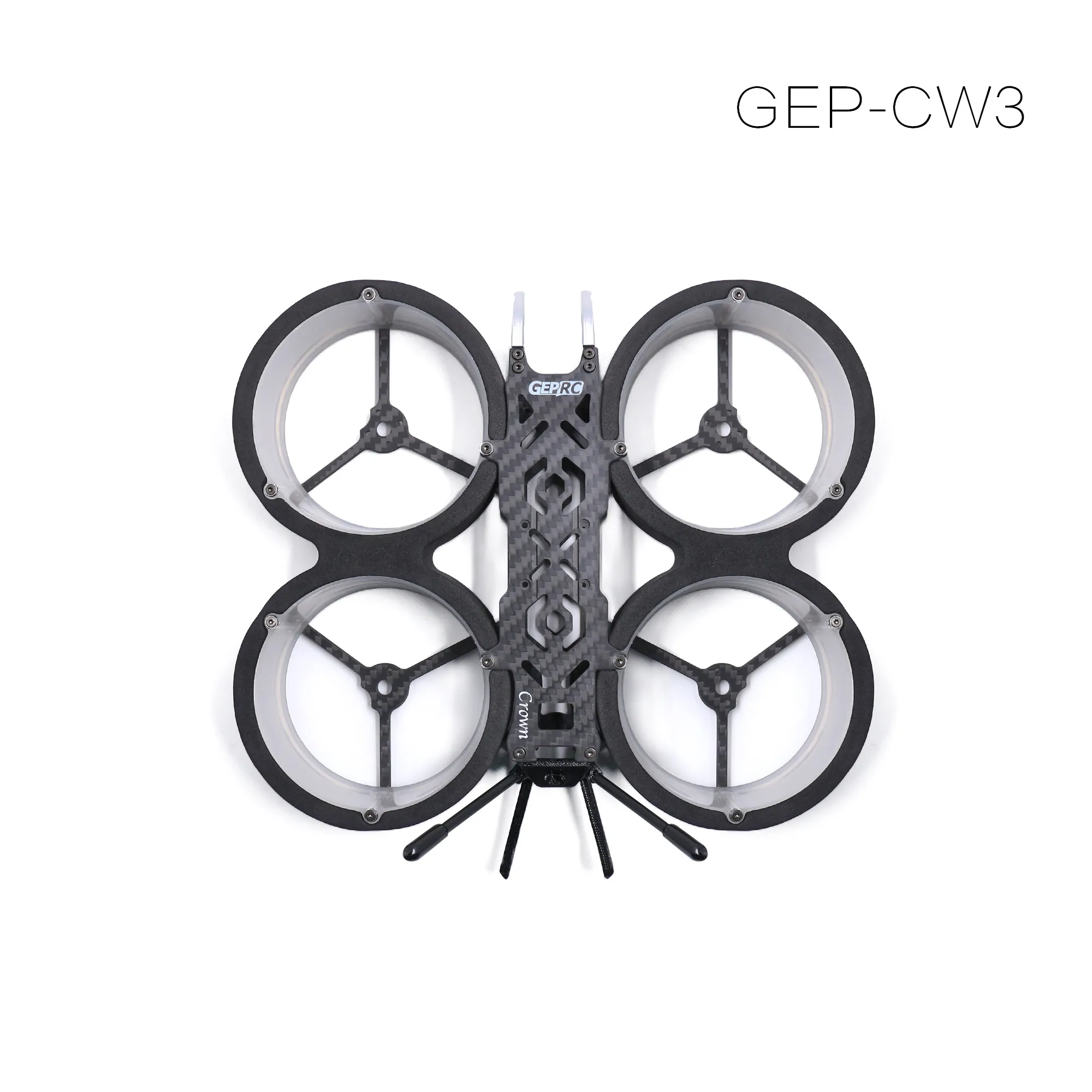 

GEPRC GEP-CW3 3-дюймовая рамка из углеродного волокна для квадрокоптера серии Crown Cinewhoop DIY FPV