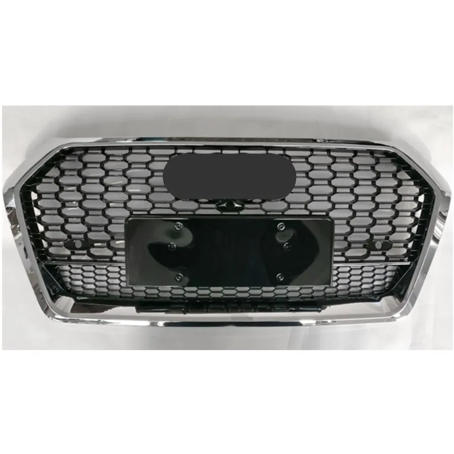 

RSQ5 front sports hexagonal mesh honeycomb cover reflective coating frame grille for Audi 2018-2019 Q5 L