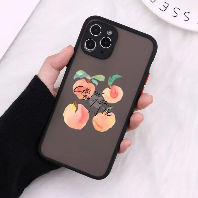 

Call Me by Your Name Phone Cases matte transparent For black iPhone 7 8 x xs xr 11 12 pro plus max mini Clear Funda