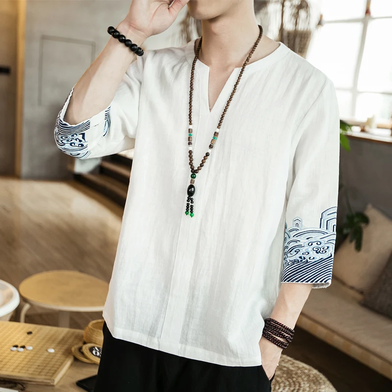 

Chinese Men's T Shirt Fashion Loose Creative Joker Funny T Shirts Oversized Vintage Camiseta Masculina Men's Clothing YY50MT