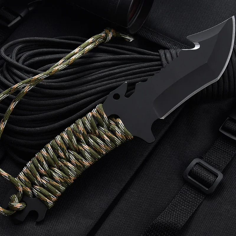 Карманный инструмент для выживания кемпинга нож с фиксированным лезвием лезвие