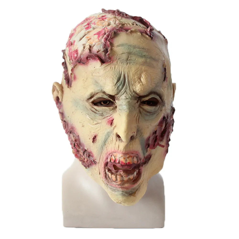 15 видов Хэллоуин ужасная маска призрака смешной страшный дьявол зомби одеваются