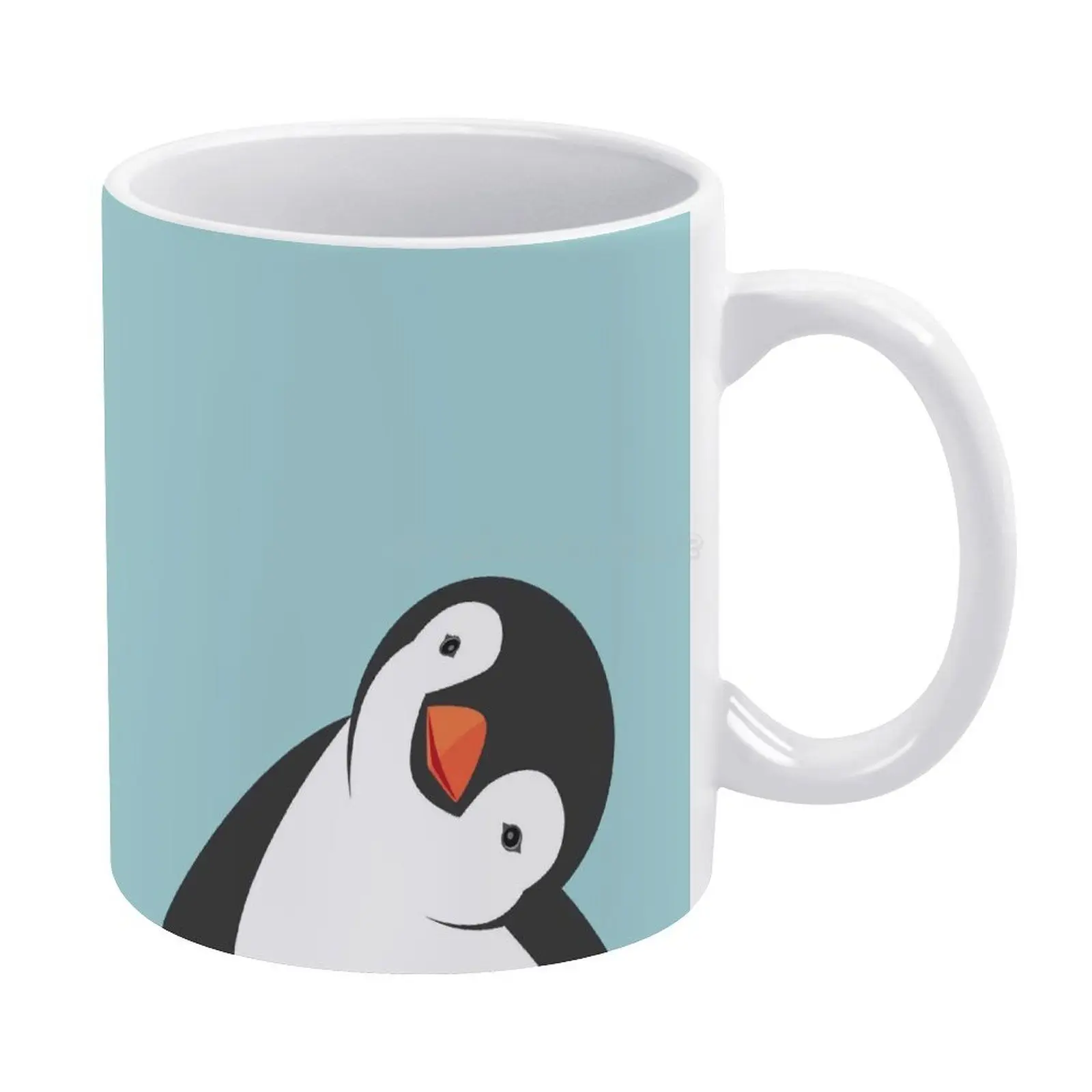 Кружка пингвин белая для друзей и семьи креативный подарок кружка 11 унций