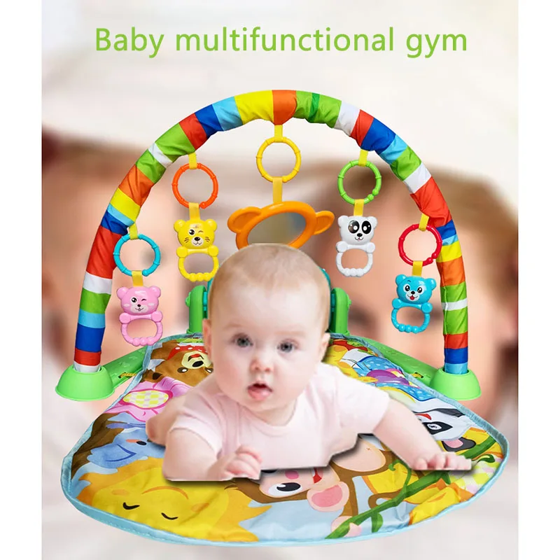 

Baby Music Rack Play Mat With Piano Keyboard Baby Foot Piano Educational Toys For Newborn Infant Gifts