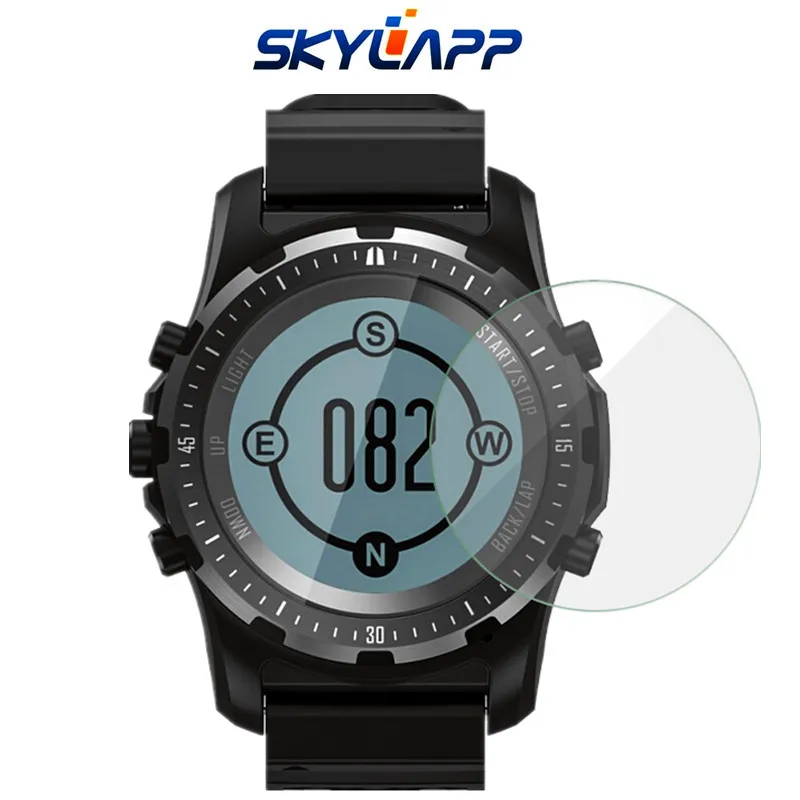 

2 Pcs smart watch Tempered protector Guard Cover Film for BEIYOUAI S966 HD anti-scratch electrostatic PET film Free Shipping