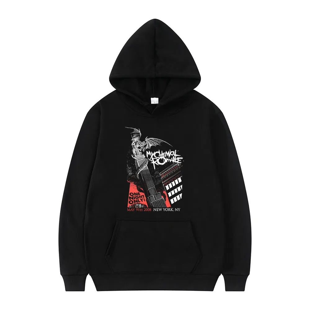 

My Chemical Romance Black Parade Punk Emo Rock Winter Long-sleeved Thick Casual Men's Hoodie Classic Personality Printed Hip-hop