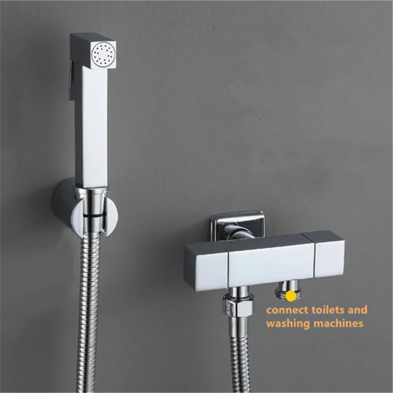 

Bidet Faucets Wall Brass Gold Cold Water Toilet Corner Valve Handheld Hygienic Shower Head Wash Car Pet Sprayer Airbrush Taps