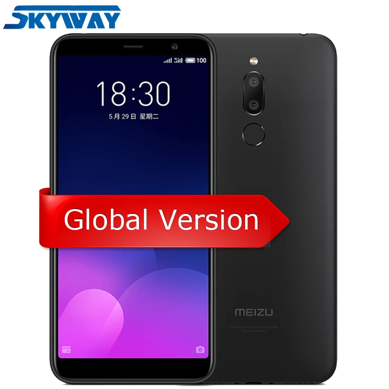 Meizu M6T, 6 T, 4G, LTE, мобильный телефон, 2 ГБ, 16 ГБ, MTK6750, четыре ядра, 5,7 дюймов, HD, полный экран, двойная задняя камера, отпечаток пальца, gps