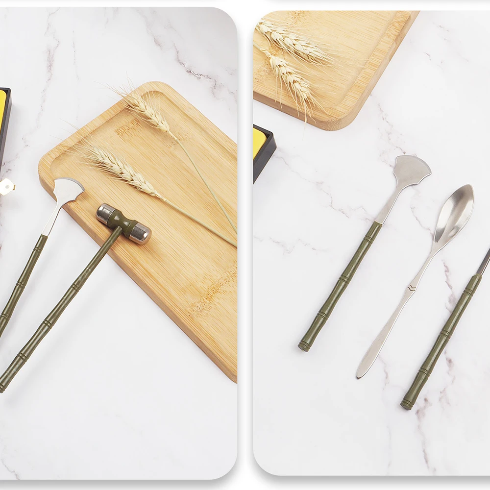 Молотки нож 8 шт. набор инструментов для морепродуктов с чехлом хранения