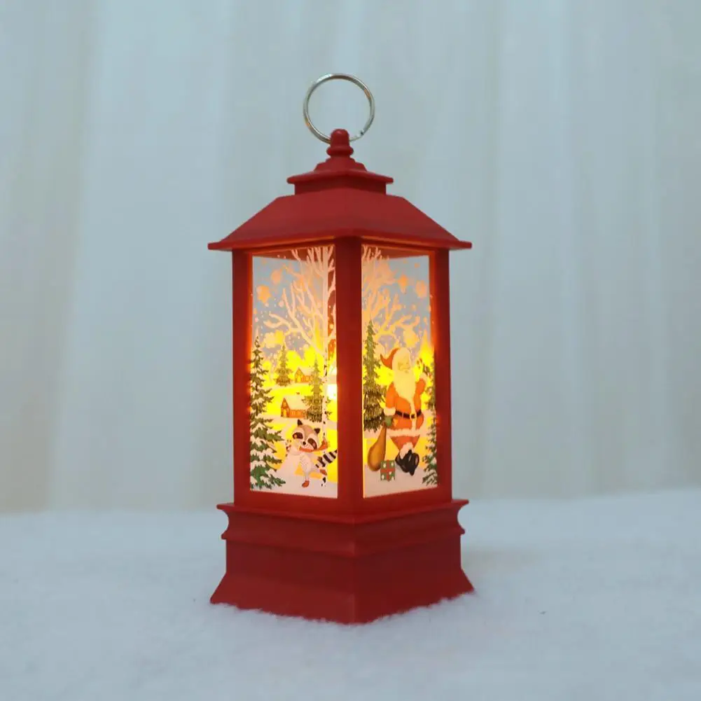

Christmas Small Lantern Santa Claus Snowman Decorations Lantern 2021 New Year 2020 Gift Home Ornaments Party Garden Decor Happy