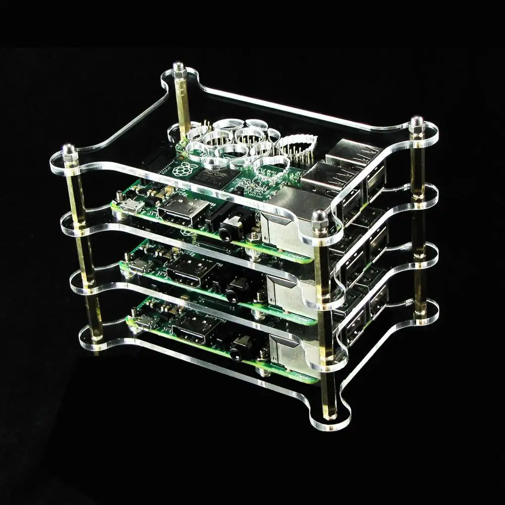 Многослойный акриловый корпус для шкафа Raspberry PI 4 2/3/4/5 слоев|Аксессуары
