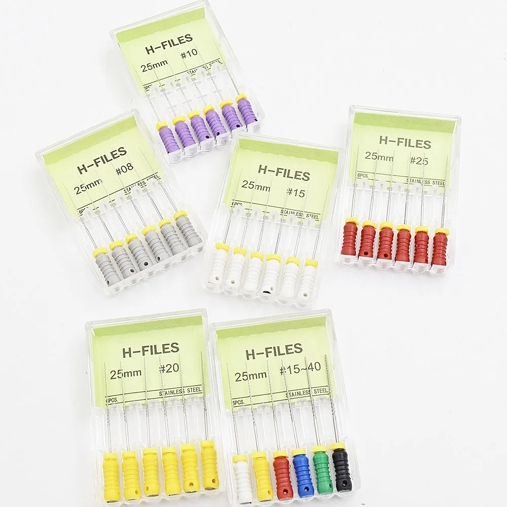 1 коробка стоматологический материал нержавеющая сталь H файл эндододонтический