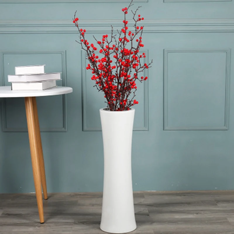 Decorated Table Vase Hydroponic Dried Flower Countertop Porcelain | Дом и сад