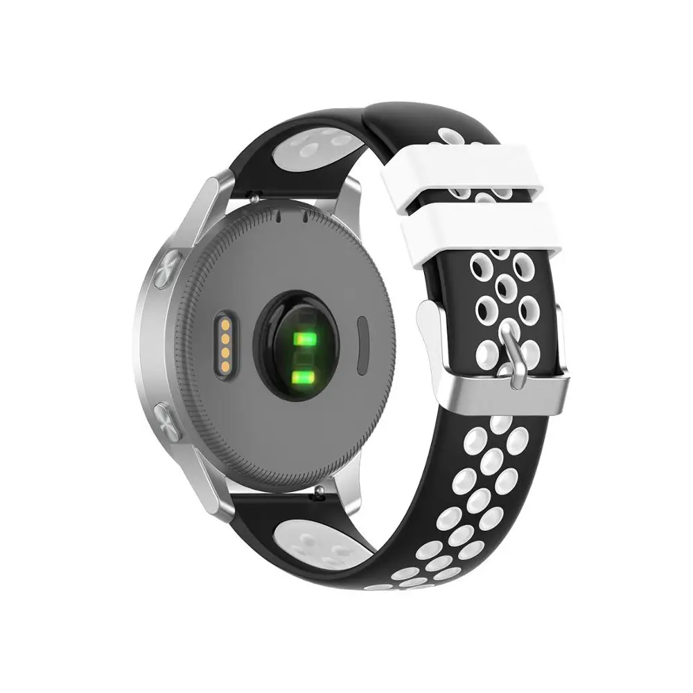 Новый мягкий силиконовый дышащий ремешок для смарт-часов Garmin Vivoactive 4s Смарт-часы