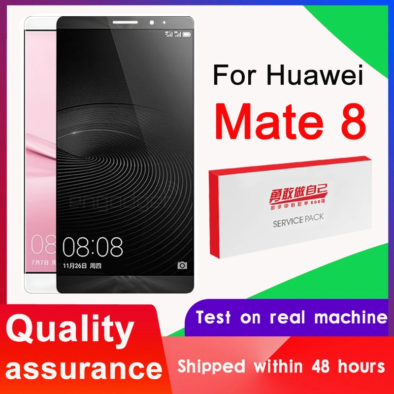 100% тестирование 6 0 &quotЖК дисплей экран Замена для Huawei Mate 8 ЖК с сенсорным экраном