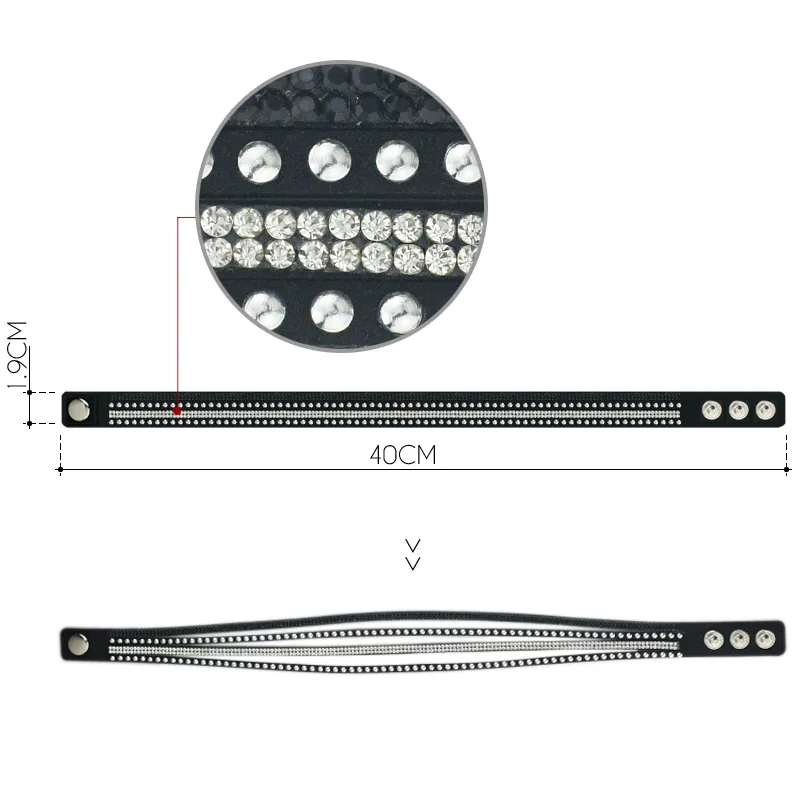 Женский кожаный браслет с двойным плетением летние браслеты бусинами из