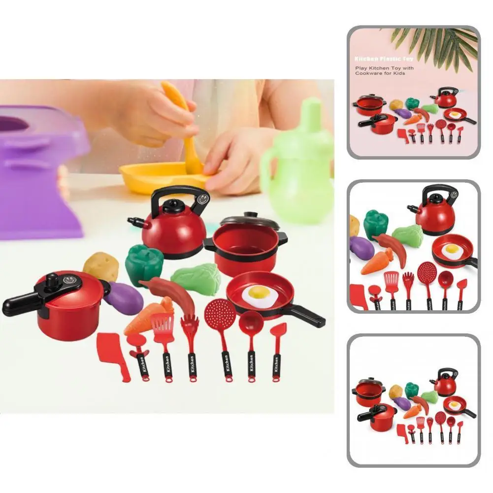 

Игрушка-симулятор для приготовления пищи, упражнения, социальные навыки, прочная координация рук и глаз, ролевая игра, кухонная игрушка с по...