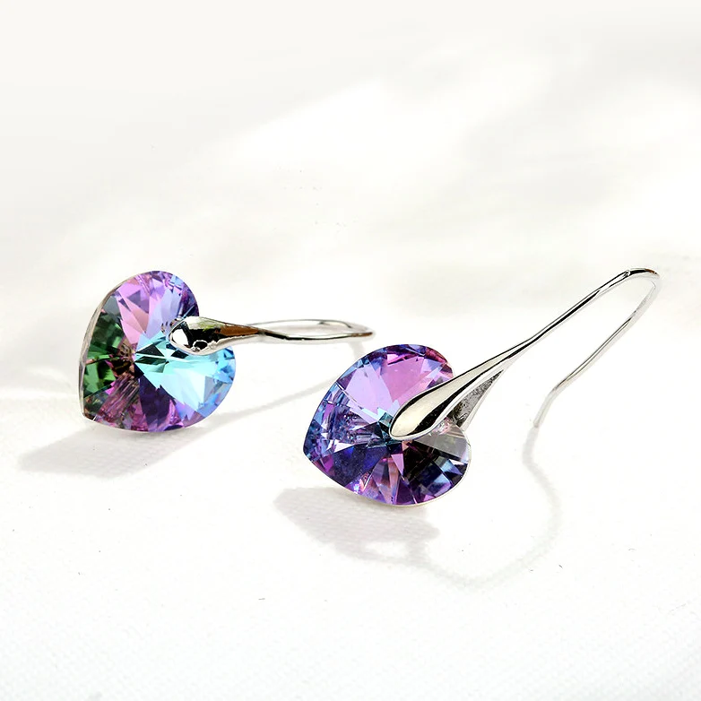 Ювелирные изделия с кристаллами Сваровски высококачественные элегантные серьги