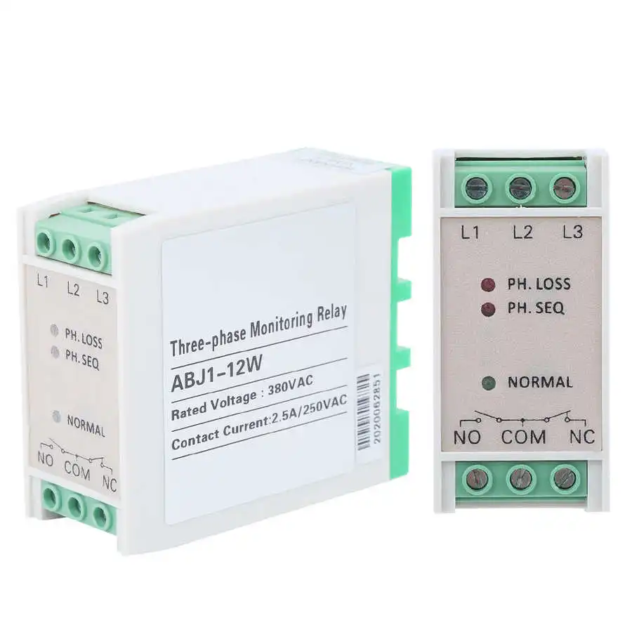 Пластиковое защитное 3 фазное реле для зарядки 12 Вт|Реле| |