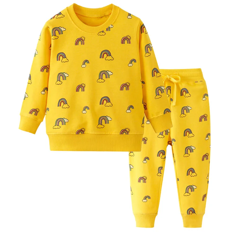 Весенне-осенняя детская одежда Комплекты одежды для маленьких мальчиков