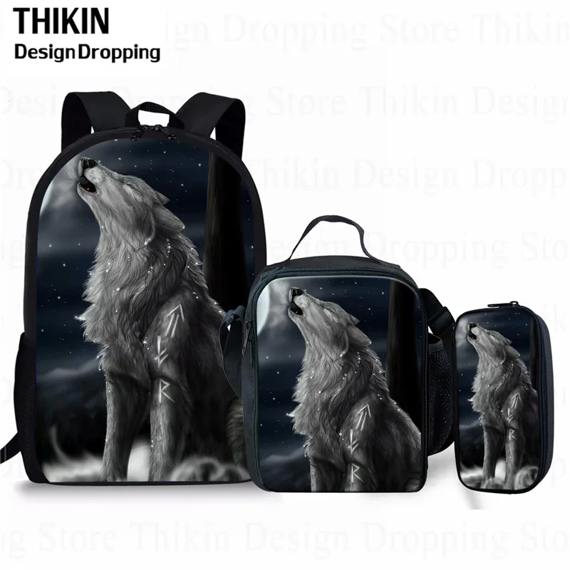 as picture THIKN 3 шт школьная сумка набор Galaxy/Unicorn школьный рюкзак для подростков мальчиков девочек Студенческая дорожная сумка для книг школьные сумки для подарков - Цвет: as picture