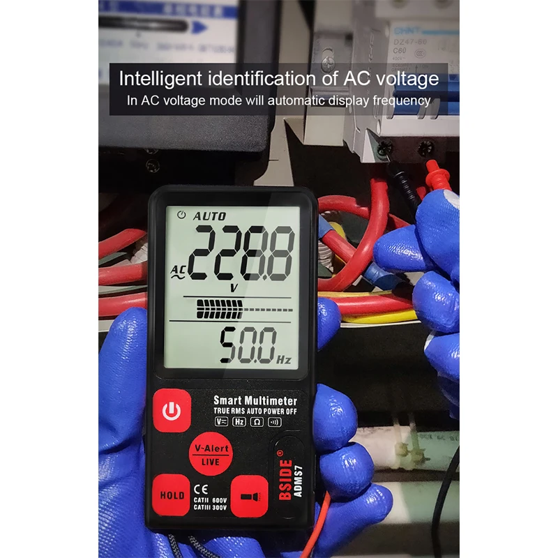 Ультрапортативный Цифровой мультиметр ADMS7 S9CL 3 5 &quotЖК дисплей линейный вольтметр