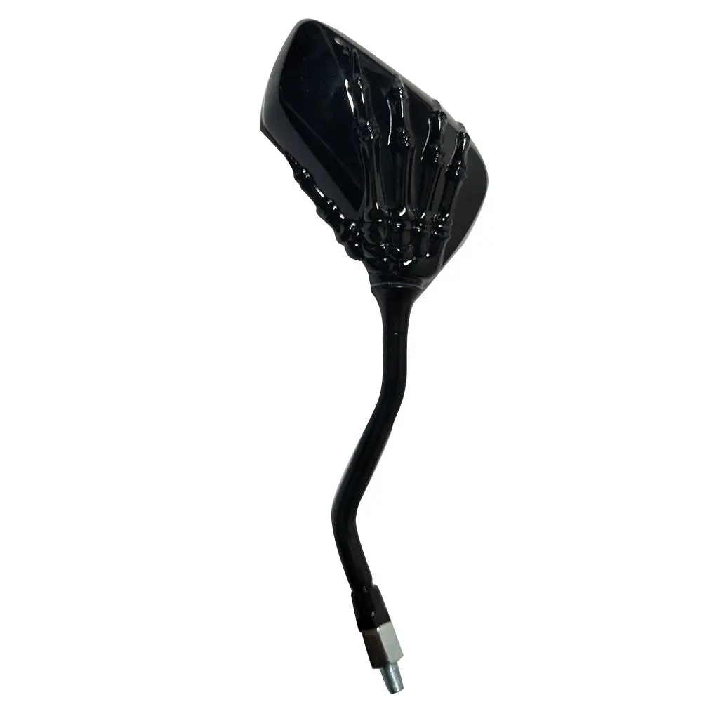 Левый и правый Универсальный Мотоцикл Chrome Скелет Череп Стиль ручной коготь