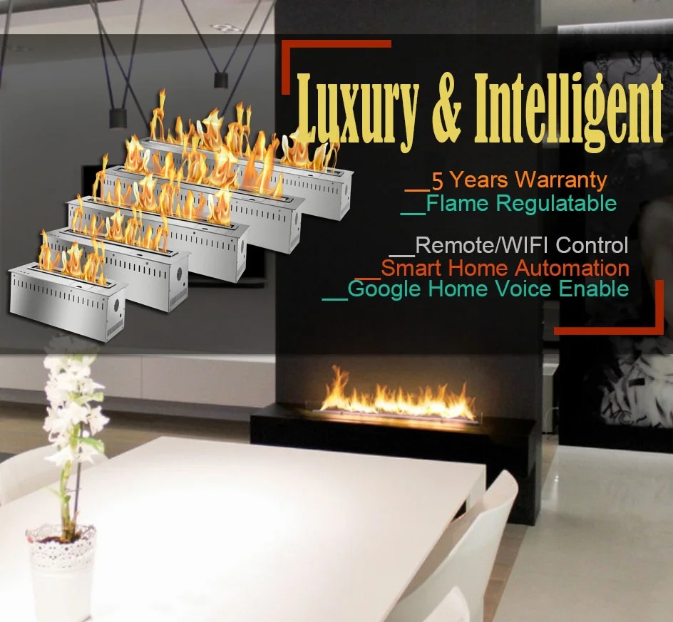 

Электрическая горелка Inno-Fire, 24 дюйма, для камина, Wi-Fi