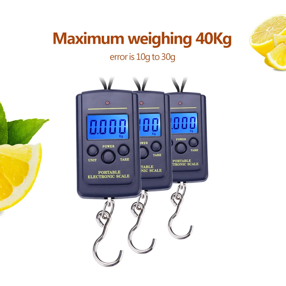 ANENG 40kg X 10g WH-A01L Portable Plastic Electric Digital Hanging Scale With Hook Tool Fishing Luggage Spokes Bicicleta | Инструменты