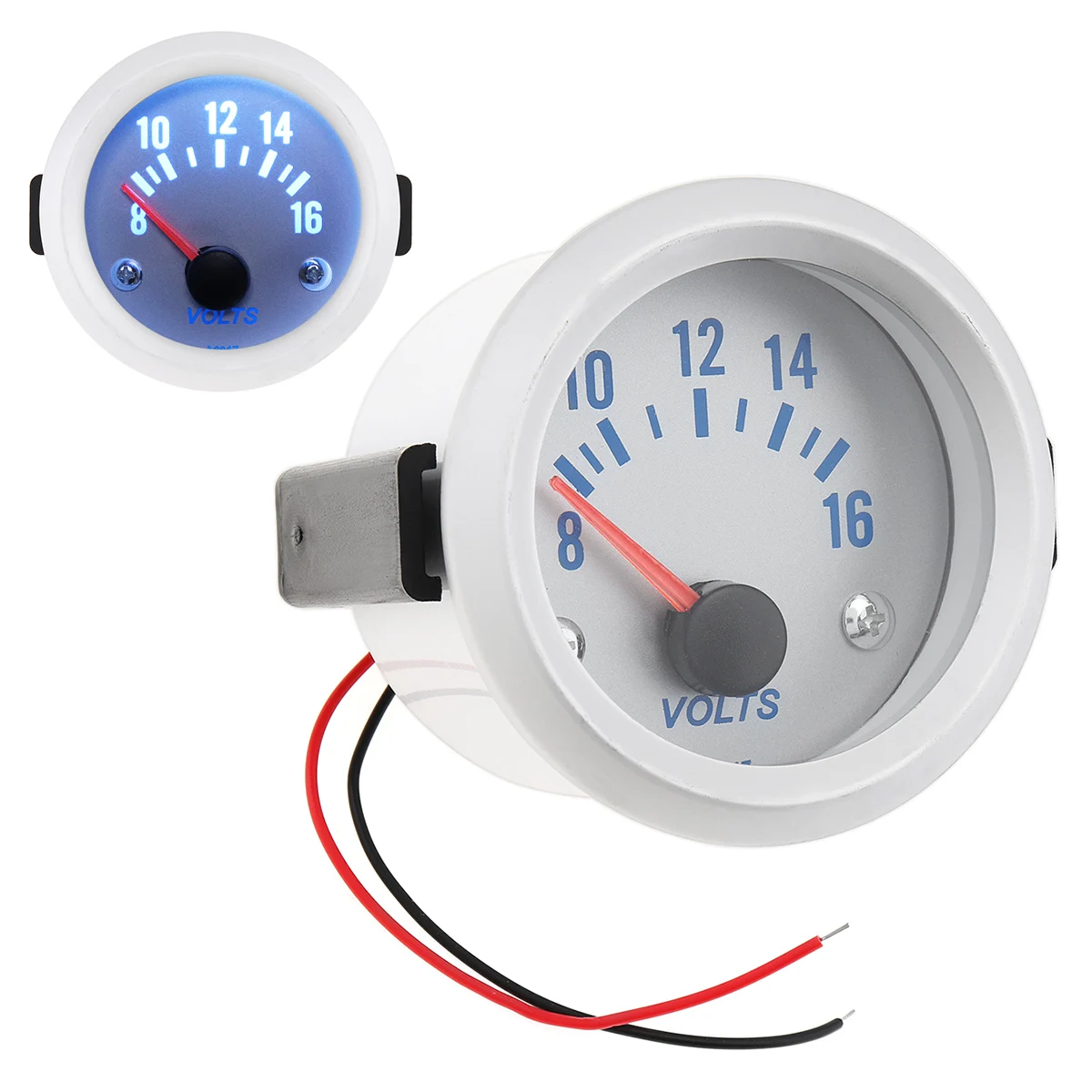 

2" 52mm 8~16V Blue Light Voltage Meter Gauge Voltmeter for Auto Car