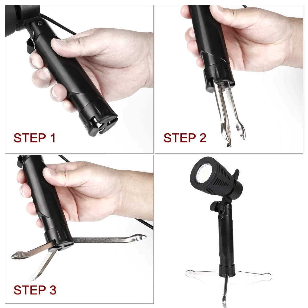 Настольный светильник для фотосъемки светодиодный непрерывный Мини Портативный