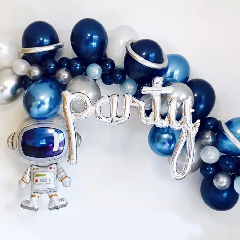 Космического пространства вечерние астронавт воздушный шарик из фольги в форме