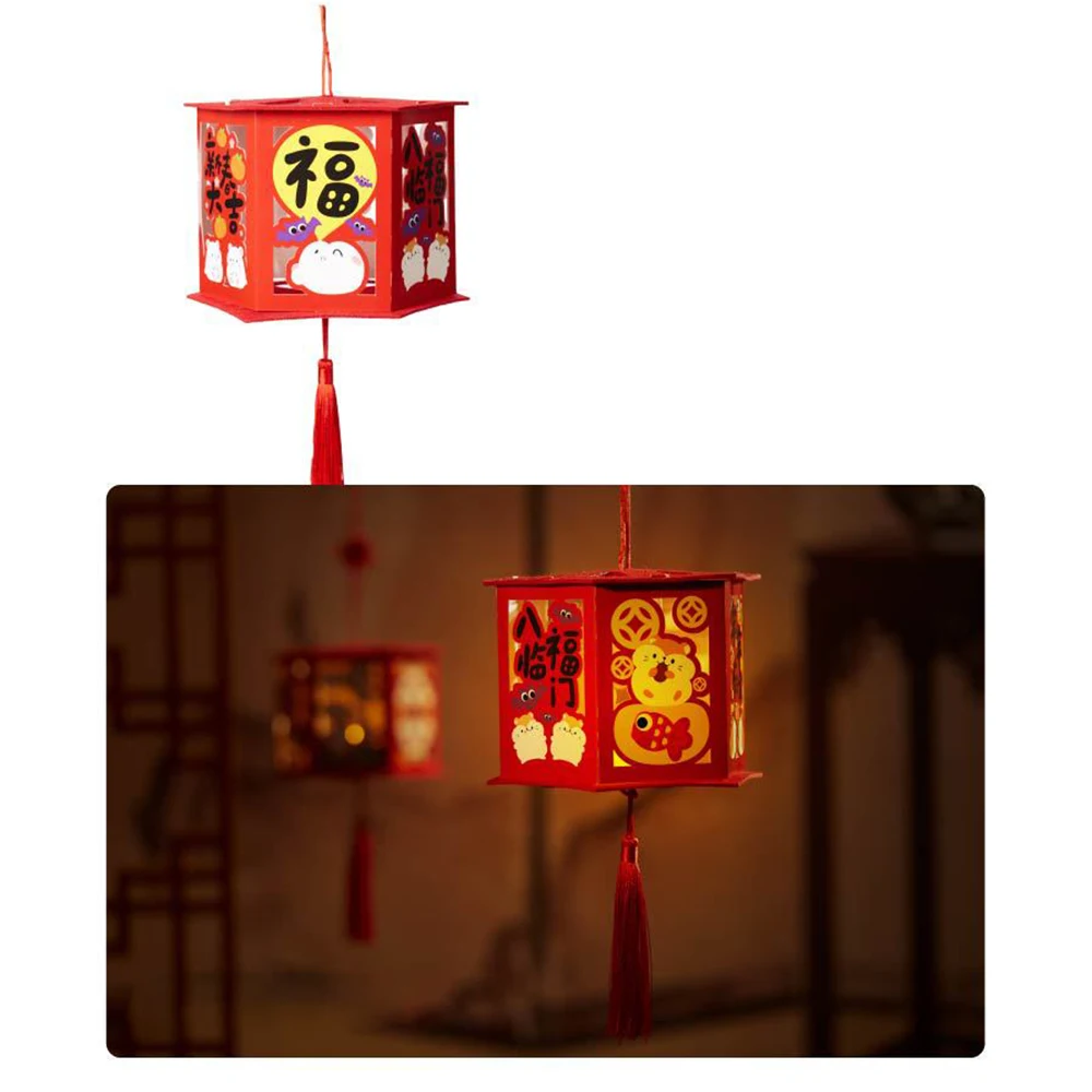 2020 новый год светодиодный фонарь свеча украшения для фонарей войлочные DIY детей