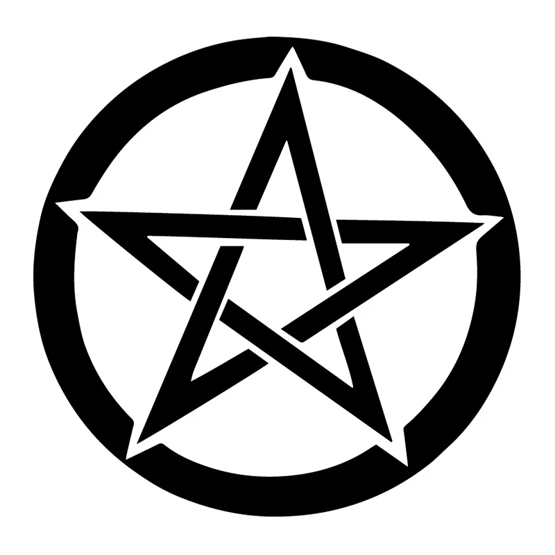 

15.6X14.5CM Pentacle Symbolic Fashion Bumper Vinyl Decal Car Sticker Decoration