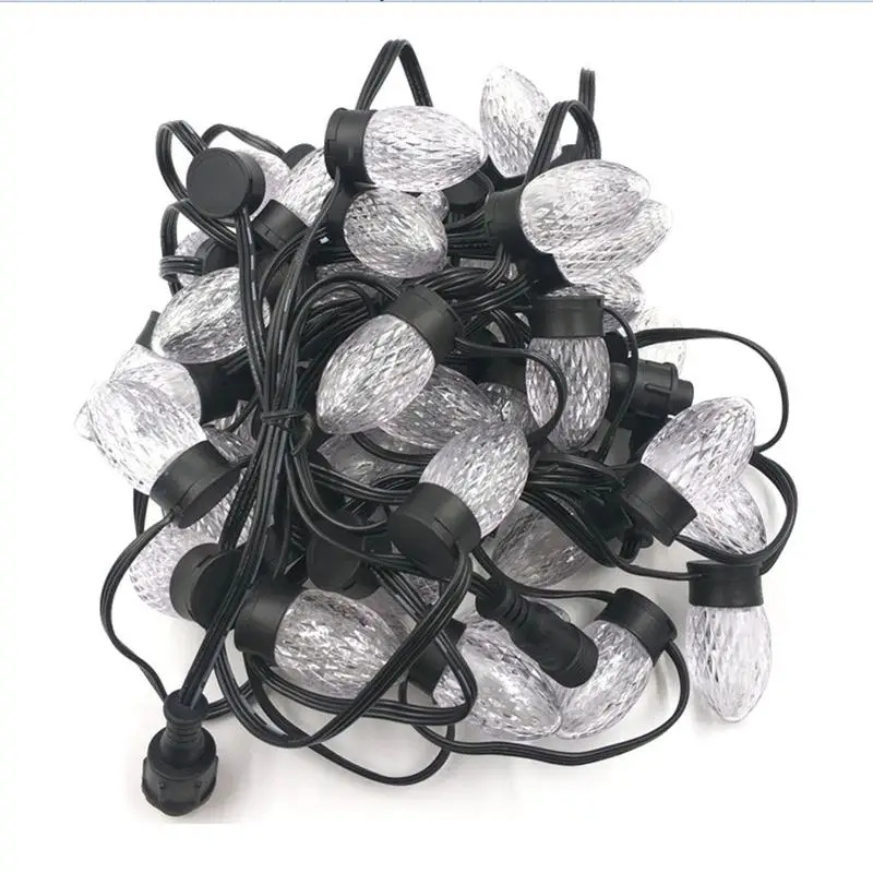 50 узлов Адресуемая светодиодная Рождественская Пиксельная гирсветильник да RGB S24