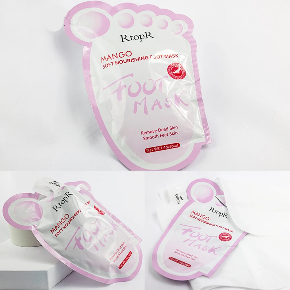 Мягкая питательная маска для ног манго увлажняющая антисухая удаляет