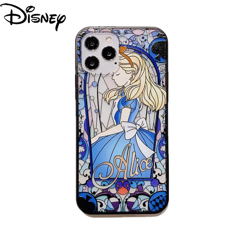

Disney is suitable for iphone 11 Alice mobile phone shell 7 8 xr 12promax mermaid cartoon protective cover