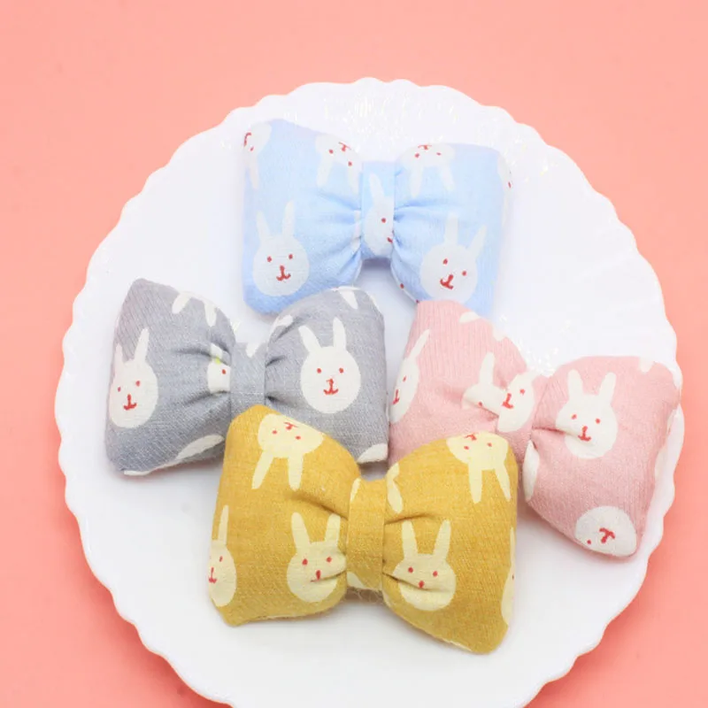 10 шт. аксессуары для головных уборов в Корейском стиле сделай сам хлопковый бант