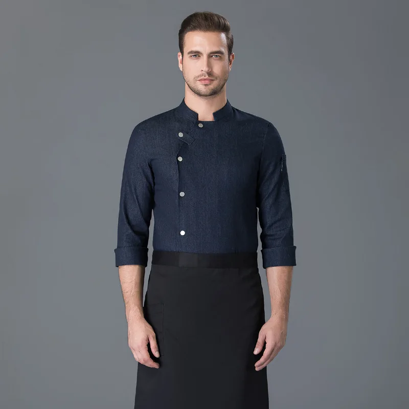 Куртка с длинным рукавом для шеф-повара воздухопроницаемая одежда работы в отеле