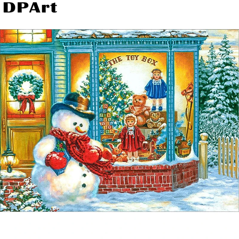 Алмазная живопись Набор для вышивки квадратными/круглыми стразами с рисунком