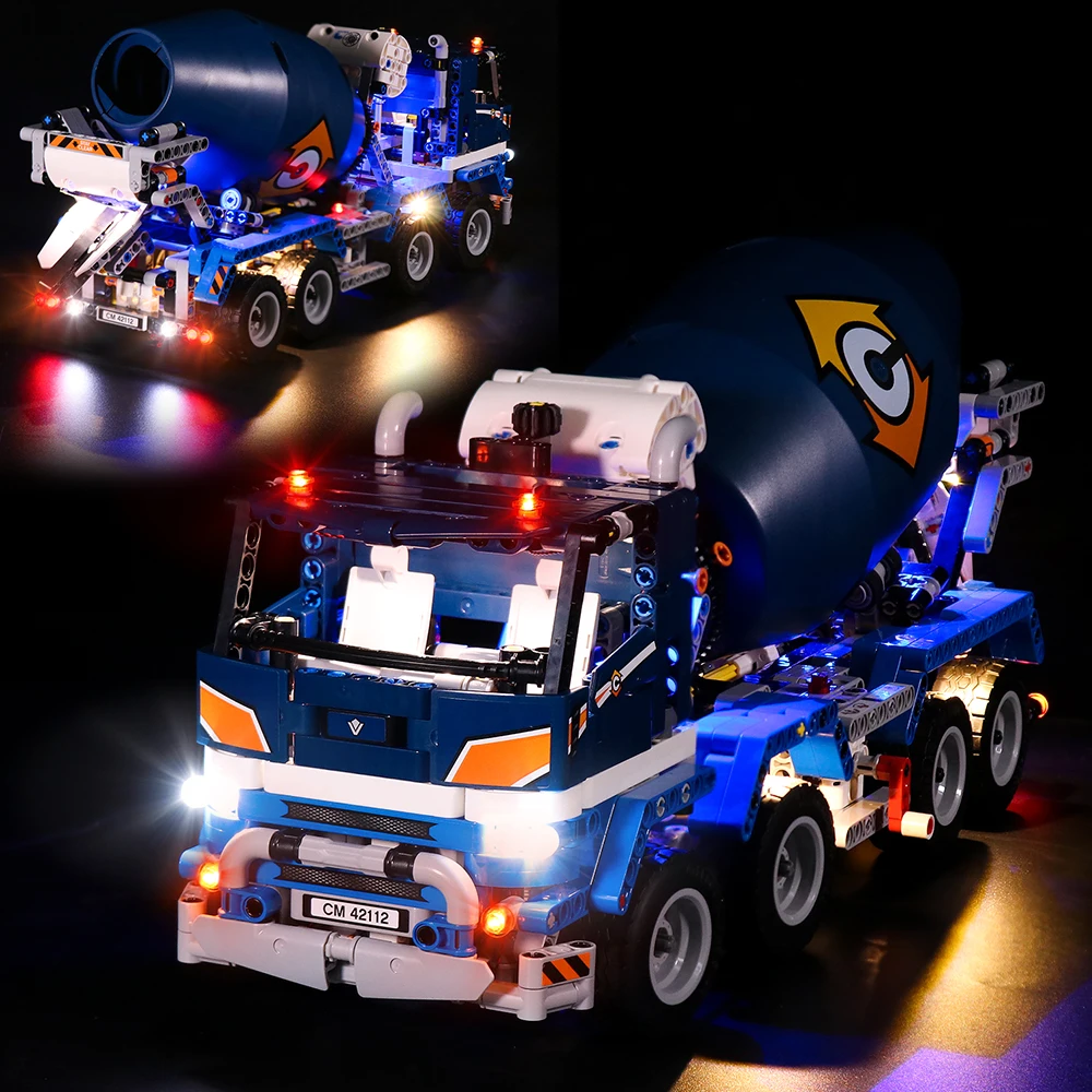 

BrickBling Led Light Kit For 42112 Concrete Mixer Truck High-tech Toys Car Collectible Building (NOT Include Building Bricks)