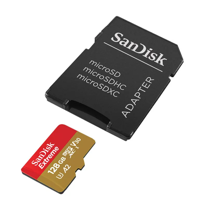 Карта памяти SanDisk A2 высокая скорость 160 МБ/с./с 256 ГБ 128 512 V30 класс 10 UHS I U3 карта Mirco SD